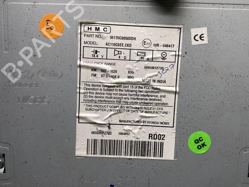 Radio HYUNDAI i20 II (GB, IB) 1.2 | BP29615469E6 