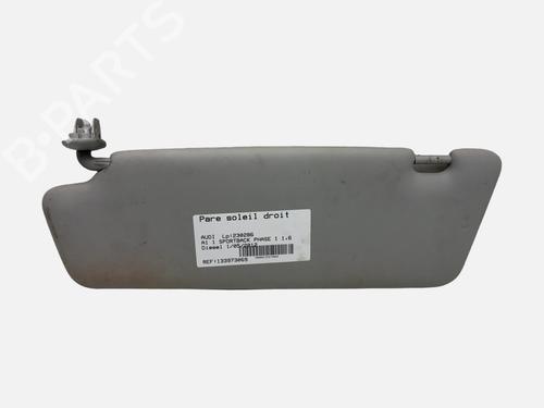 Used Right sun visor Right sun visor AUDI A1 Sportback (8XA, 8XF) 1.6 TDI (90 hp) 39731076 39731076