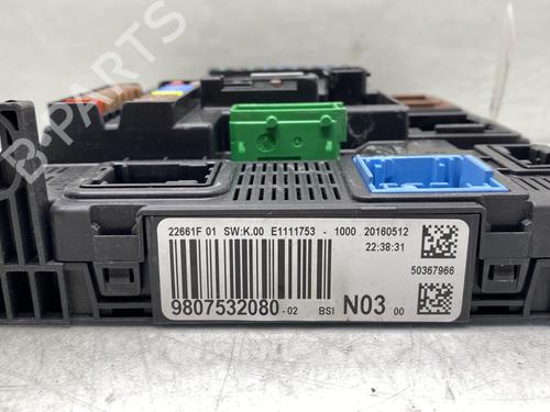 Fuse box PEUGEOT 208 I (CA_, CC_) 1.2 VTI 82 | BP26389064E1 