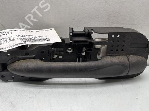 Høyre bak utvendig håndtak RENAULT SCÉNIC III (JZ0/1_) 1.5 dCi (110 hp) 28280014