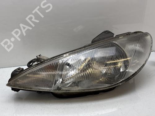 Used Left headlight PEUGEOT 206 Hatchback (2A/C) 1.9 D (69 hp) 32854122