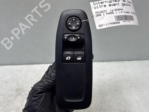 Used Left front window switch Left front window switch PEUGEOT 208 I (CA_, CC_) 1.4 HDi (68 hp) 33830292 33830292