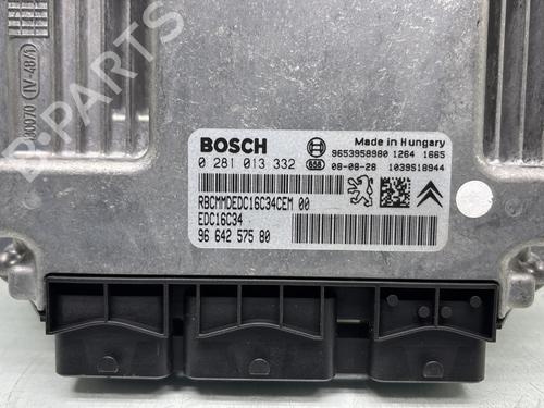 Engine control unit (ECU) PEUGEOT 407 (6D_) 1.6 HDi 110 (6D9HZC, 6D9HYC) | BP29735455M57 