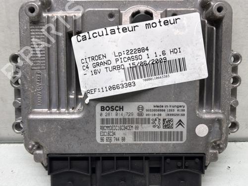 Used Engine control unit (ECU) CITROËN C4 Grand Picasso I (UA_) 1.6 HDi (109 hp) 29161540