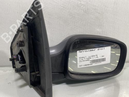 Used Right mirror RENAULT CLIO III (BR0/1, CR0/1) 1.6 16V (BR09, BR0T, CR09, CR0T) (88 hp) 29286855