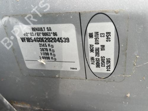 Gearbox RENAULT SAFRANE II (B54_) 2.2 dT (B54G) | BP19962148M3 