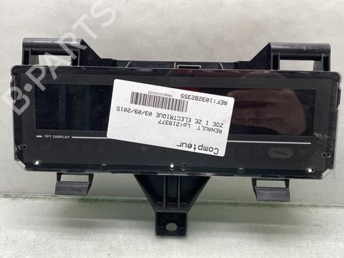 Used Instrument cluster Instrument cluster RENAULT ZOE (BFM_) ZOE (92 hp) 25758687 25758687