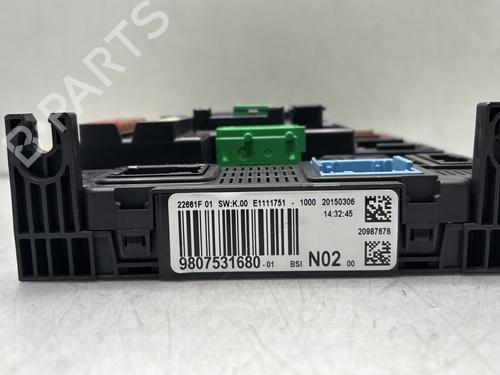 Fuse box PEUGEOT 208 I (CA_, CC_) 1.0 VTi | BP31206048E1