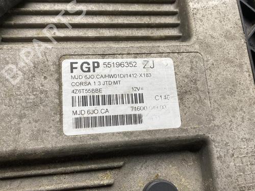 Used Engine control unit (ECU) Engine control unit (ECU) OPEL CORSA C (X01) 1.3 CDTI (F08, F68) (70 hp) 21196924 21196924