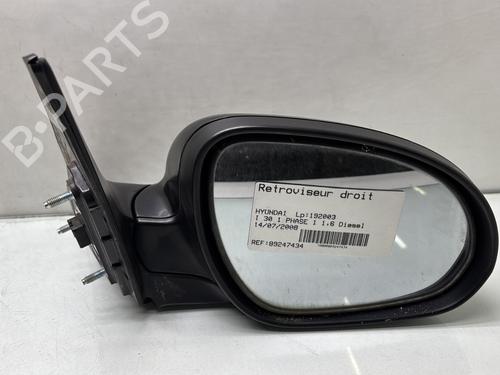 Used Right mirror HYUNDAI i30 (FD) 1.6 CRDi (90 hp) 31641586