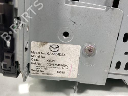 Radio MAZDA 6 Hatchback (GG)  | BP20001403E6 