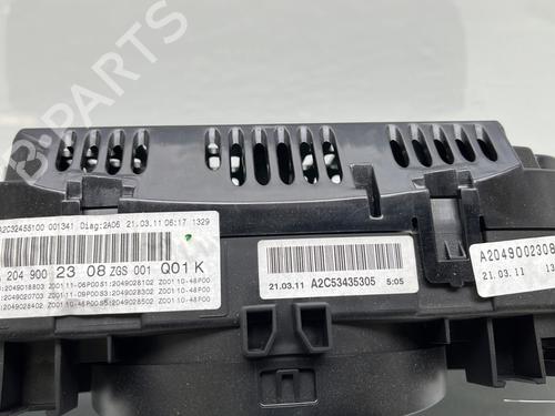 Instrument cluster MERCEDES-BENZ C-CLASS (W204) C 200 CDI (204.001) | BP25758666C47 