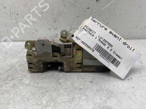 Front right lock PEUGEOT PARTNER Box Body/MPV (5_, G_) 2.0 HDi | BP19974808C97