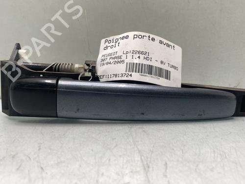 Used Front right exterior door handle PEUGEOT 307 (3A/C) 1.4 HDi (68 hp) 31213348