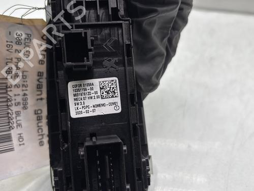 Left front window switch PEUGEOT 308 II (LB_, LP_, LW_, LH_, L3_) 1.5 BlueHDi 130 | BP29507810I27 