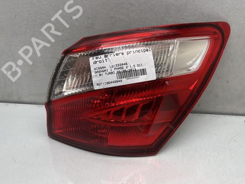 Used Right taillight NISSAN QASHQAI / QASHQAI +2 I (J10, NJ10, JJ10E) 1.5 dCi (110 hp) 27876246