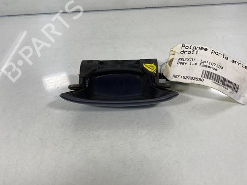 Rear right exterior door handle PEUGEOT 206 Hatchback (2A/C)  | BP20013044C130 