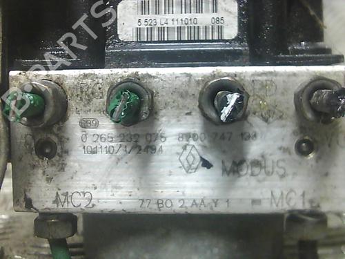 Used ABS pump ABS pump RENAULT MODUS / GRAND MODUS (F/JP0_) 1.5 dCi 90 (88 hp) 20032448 20032448
