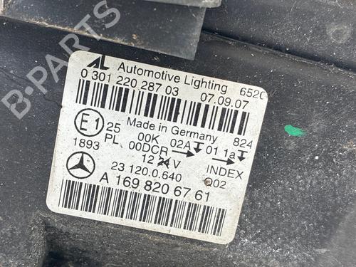 Used Left headlight Left headlight MERCEDES-BENZ B-CLASS Sports Tourer (W245) B 200 TURBO (245.234) (193 hp) 36306873 36306873