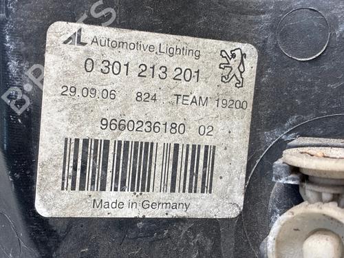 Left headlight PEUGEOT 407 (6D_) 1.6 HDi 110 (6D9HZC, 6D9HYC) | BP36439409C28 - Image 7
