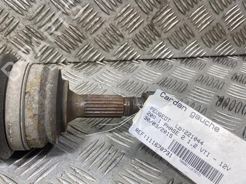 Left front driveshaft PEUGEOT 208 I (CA_, CC_) 1.2 VTI 82 | BP28672733M38 