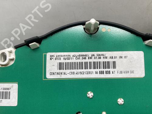 Used Instrument cluster Instrument cluster CITROËN C3 II (SC_) 1.6 HDi (92 hp) 24608811 24608811