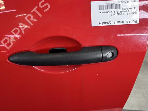 Dør venstre foran RENAULT CLIO III (BR0/1, CR0/1) 1.2 16V Hi-Flex (BR1U, CR1U) | BP29999533C2