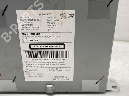 Used Radio Radio PEUGEOT 508 I (8D_) 1.6 BlueHDi 120 (120 hp) 20185761 20185761