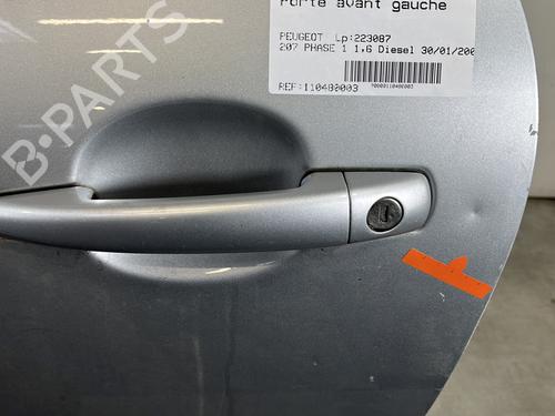 Left front door PEUGEOT 207 (WA_, WC_) 1.6 HDi | BP31379375C2