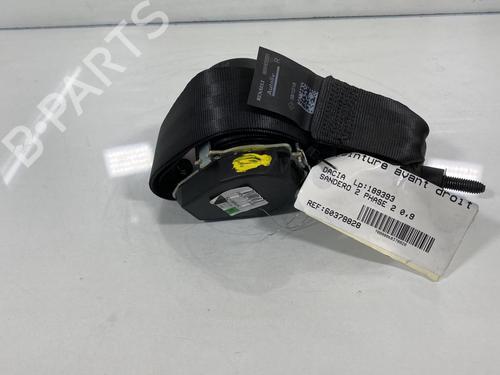 Used Front right seatbelt Front right seatbelt DACIA SANDERO II TCe 90 (B8M1, B8MA, B8AC) (90 hp) 20010509 20010509