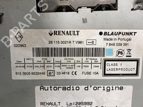 Radio RENAULT MEGANE III Hatchback (BZ0/1_, B3_)  | BP20007660E6 