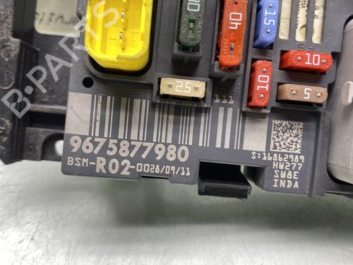 Fuse box CITROËN C4 Picasso I MPV (UD_) 1.6 HDi 110 | BP29841366E1