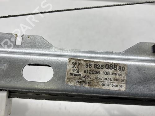 Rudehejsemekanisme Højre foran PEUGEOT 3008 I MPV (0U_) 1.6 HDi | BP29842046C23