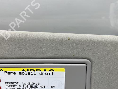 Right sun visor PEUGEOT EXPERT Van (V_) 1.6 BlueHDi 115 | BP29315389I2 