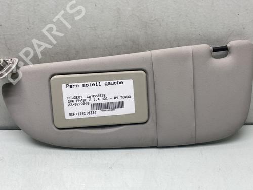 Used Left sun visor Left sun visor PEUGEOT 206 Hatchback (2A/C) [1998-2012] 28282312 28282312