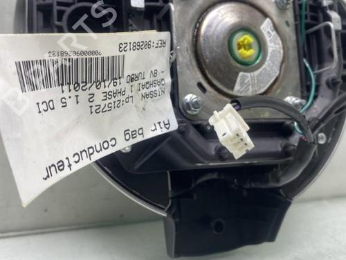 Driver airbag NISSAN QASHQAI / QASHQAI +2 I (J10, NJ10, JJ10E) 1.5 dCi | BP19949612C9 