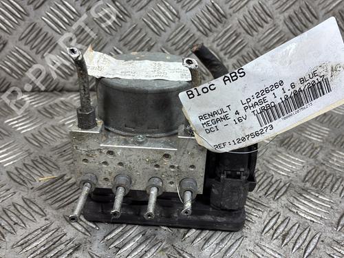 Used ABS pump ABS pump RENAULT MEGANE IV Hatchback (B9A/M/N_) 1.6 dCi 130 (B9A4) (130 hp) 34183386 34183386