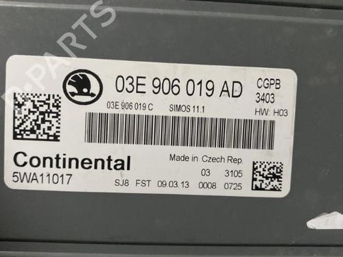 Engine control unit (ECU) SKODA FABIA II (542) 1.2 12V | BP21197100M57 
