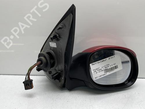 Used Right mirror PEUGEOT 206 SW (2E/K) 2.0 HDi (90 hp) 24176399