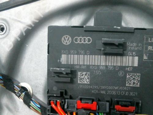 Used Rear right window mechanism SKODA SUPERB II (3T4) 2.0 TDI 16V (140 hp) 20000040
