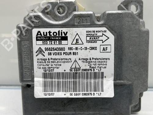 ECU airbags CITROËN C4 I (LC_) 2.0 HDi | BP19959595M53 