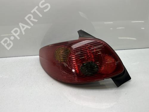 Used Left taillight PEUGEOT 206 Hatchback (2A/C) 1.4 HDi eco 70 (68 hp) 26212398