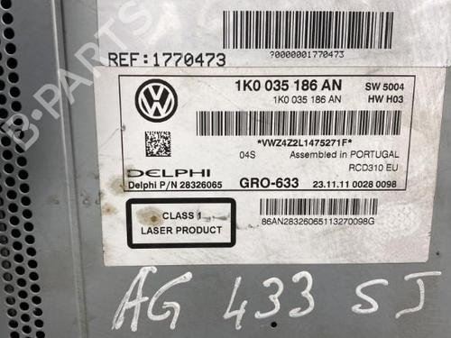 Used Radio Radio VW GOLF V (1K1) 1.9 TDI (105 hp) 19987679 19987679