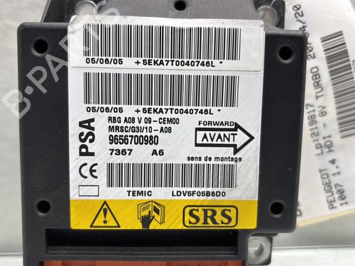 Used ECU airbags ECU airbags PEUGEOT 1007 (KM_) 1.4 HDi (68 hp) 33484188 33484188