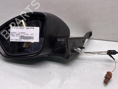 Retrovisor esquerdo PEUGEOT 208 I (CA_, CC_) 1.4 HDi (68 hp) 29939904