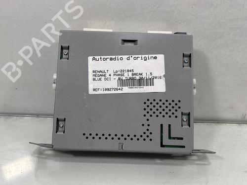 Used Radio RENAULT MEGANE IV Grandtour (K9A/M/N_) 1.5 dCi 110 (110 hp) 29939400