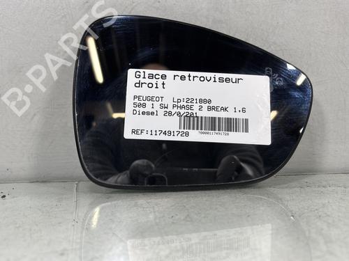 Used Right mirror glass PEUGEOT 508 SW I (8E_) 1.6 BlueHDi 120 (120 hp) 31134871