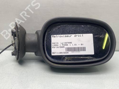 Used Right mirror DACIA LOGAN (LS_) 1.6 (LS0B, LS0D, LS0F, LS0H) (87 hp) 32389456