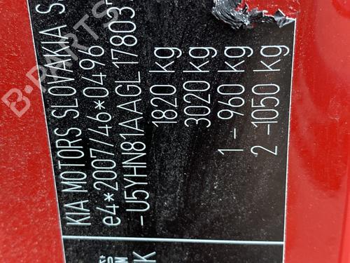 Left front window switch KIA CEE'D Sportswagon (JD) 1.0 T-GDI | BP23891361I27 - Image 12