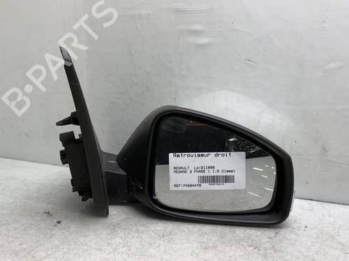 Used Right mirror Right mirror RENAULT MEGANE III Hatchback (BZ0/1_, B3_) 1.5 dCi (BZ0C) (90 hp) 19955285 19955285